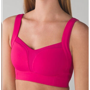 LULULEMON TA TA TAMER SPORT BRA BOOM JUICE COLOR SIZE 32D